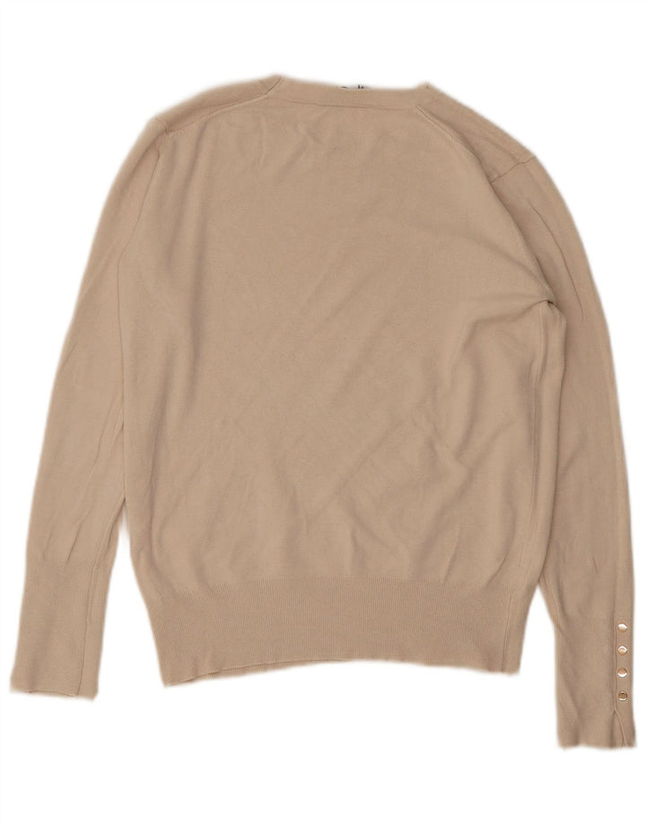 Sweter damski Zara z okrągłym dekoltem UK 12, średni beż