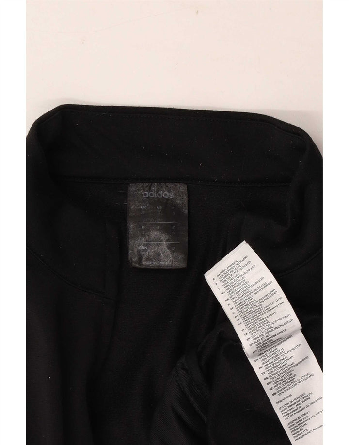 Adidas Męska bluza dresowa, mała, czarna, poliestrowa