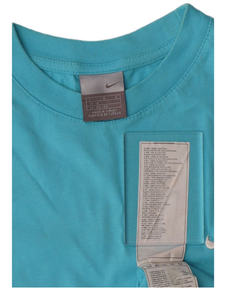 Chłopięca koszulka z kamizelką NIKE na 13-14 lat, duża, niebieska, bawełniana