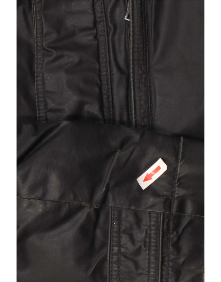 Męska kurtka użytkowa ze sztucznej skóry Tommy Hilfiger UK 38, średnia szarość