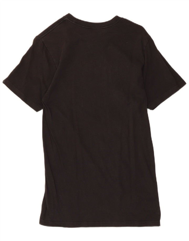 Męski T-shirt Vans Slim Fit z grafiką, mały, czarny, bawełniany