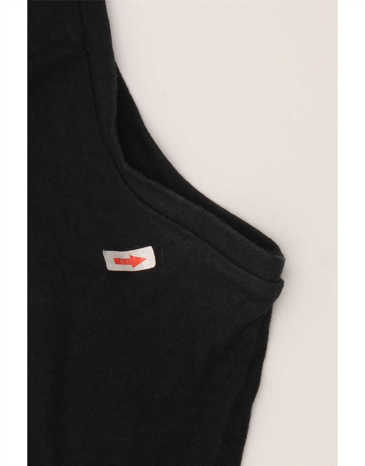 Top damski Fila Vest UK 18 XL, czarny, bawełniany