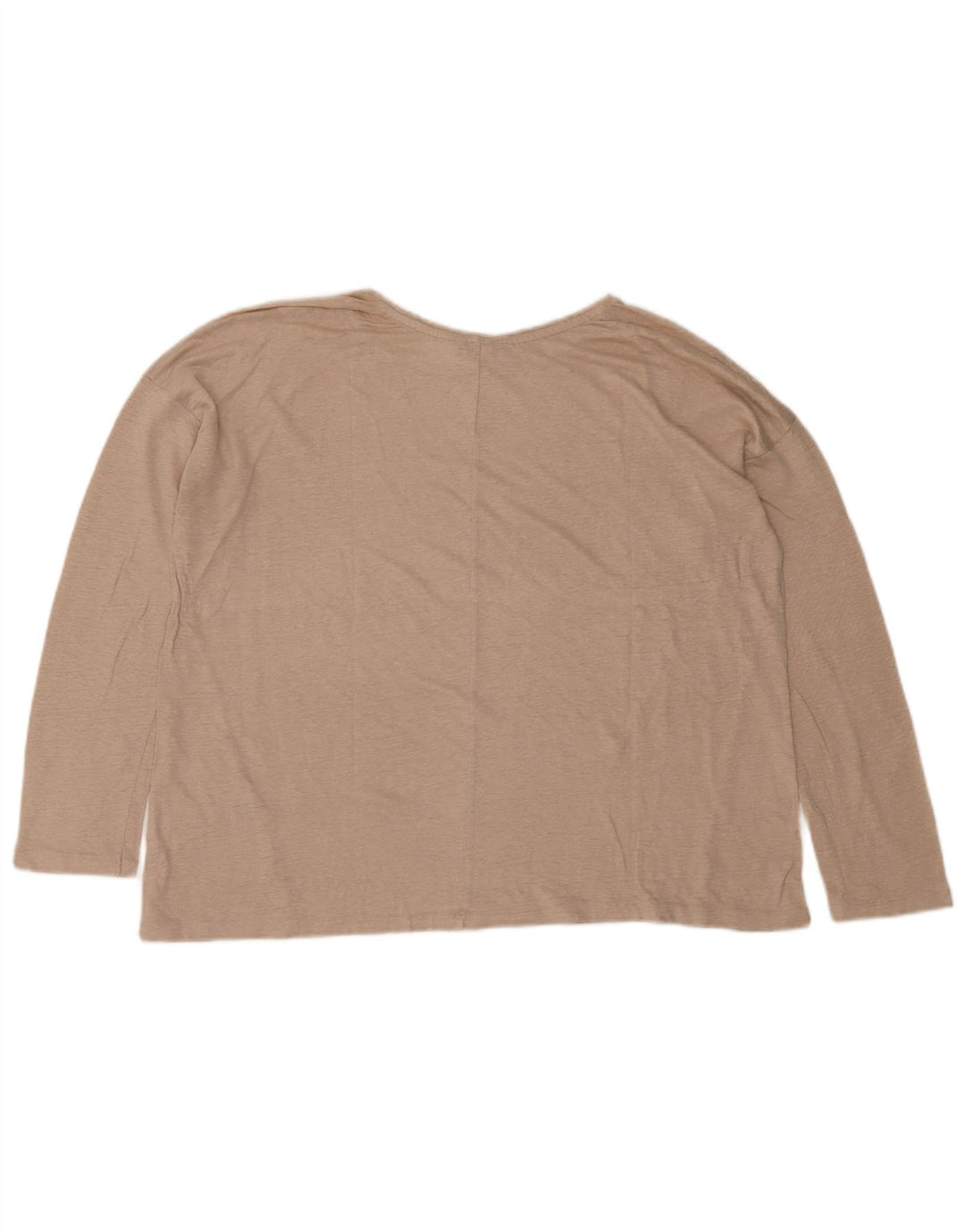 Damski top Massimo Dutti z długim rękawem UK 18 XL, beżowy, nakrapiany