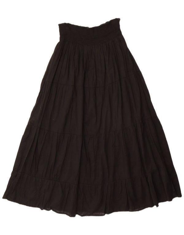 Damska spódnica w kształcie litery A z wysokim stanem ZARA, duża W30 czarna