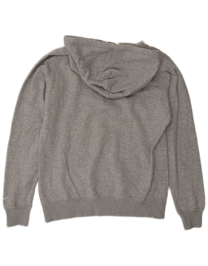 Męski sweter z kapturem Nike Graphic, średnioszary, bawełniany