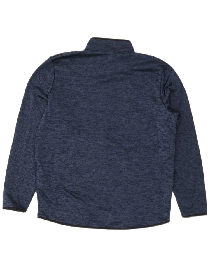 Męski dres Under Armour zapinany na zamek, duży, granatowy, nakrapiany