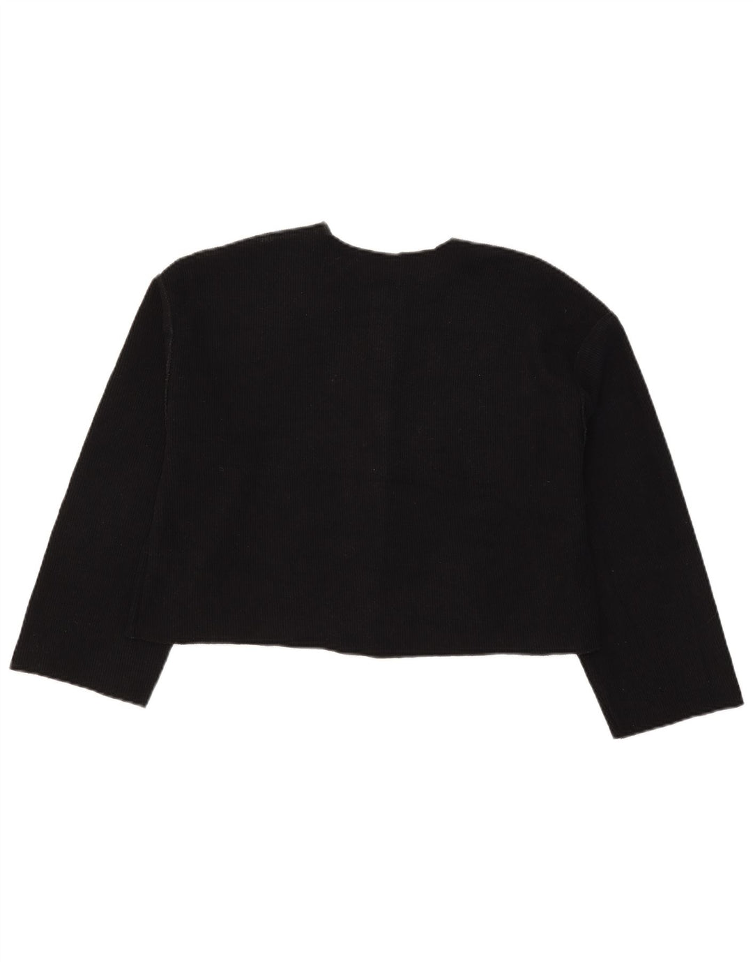 Sweter damski Zara Crop Cardigan UK 12, średni czarny poliester
