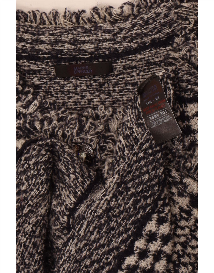 Sweter damski Marks & Spencer UK 12, średni granatowy w pepitkę
