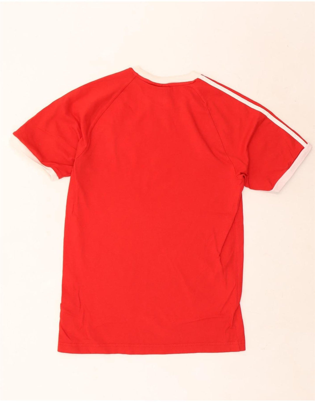 Adidas Męska Koszulka Top Mała Czerwona Bawełna
