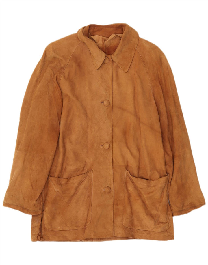 Damska kurtka zamszowa VINTAGE IT 42 w kolorze średniego beżu