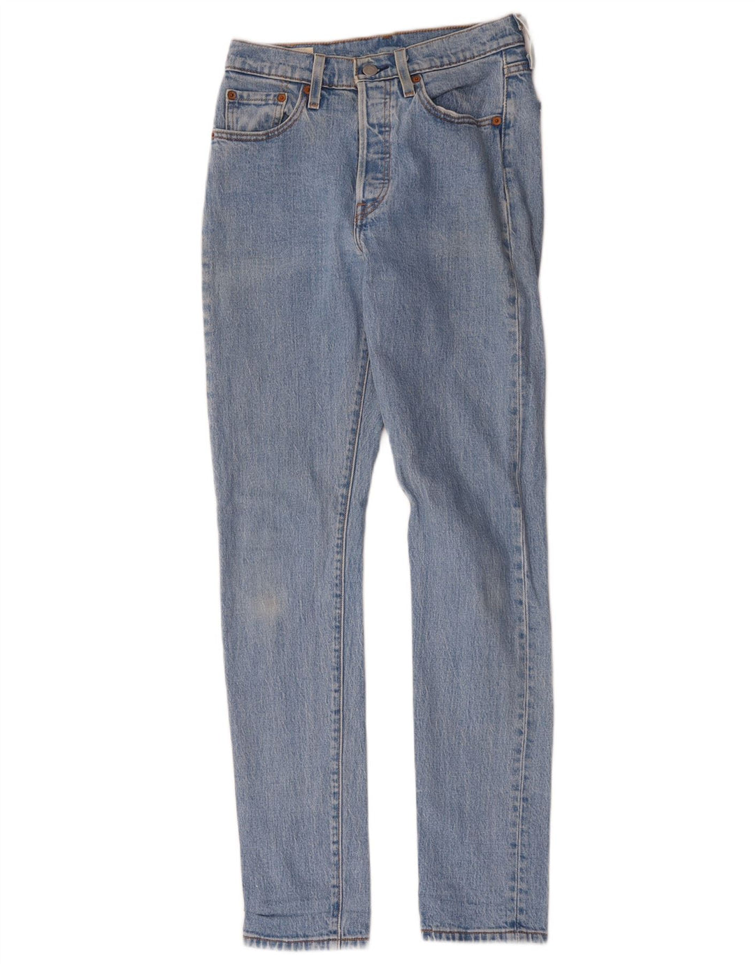 Damskie jeansy Levi's 501 Slim W25 L32 Niebieskie bawełniane