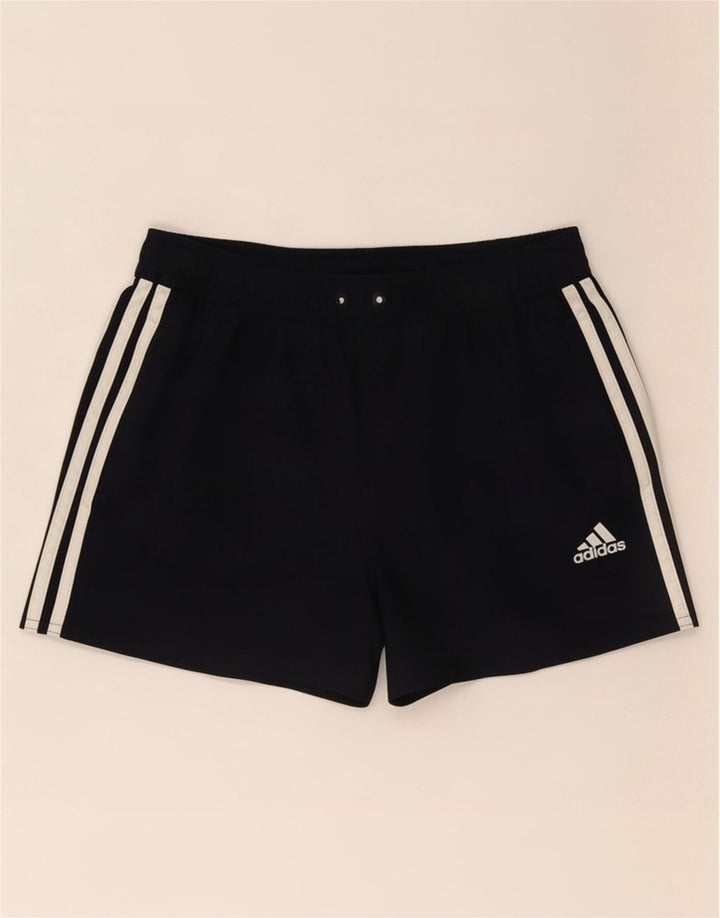 Męskie spodenki sportowe Adidas, średni czarny poliester