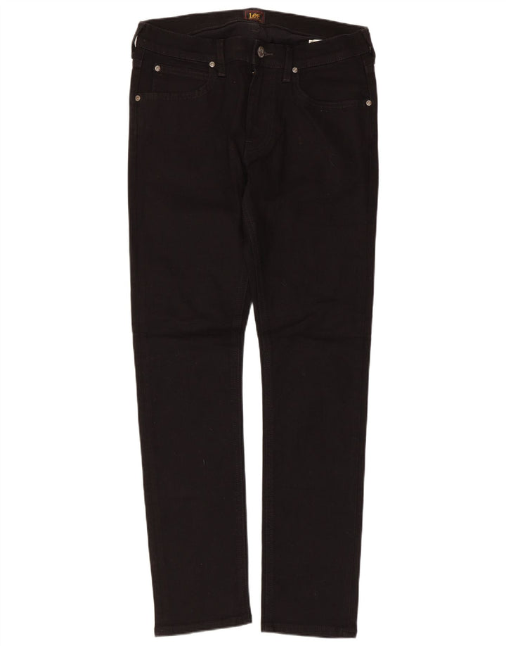 Lee Męskie Luke Slim Jeans W30 L30 Czarna bawełna