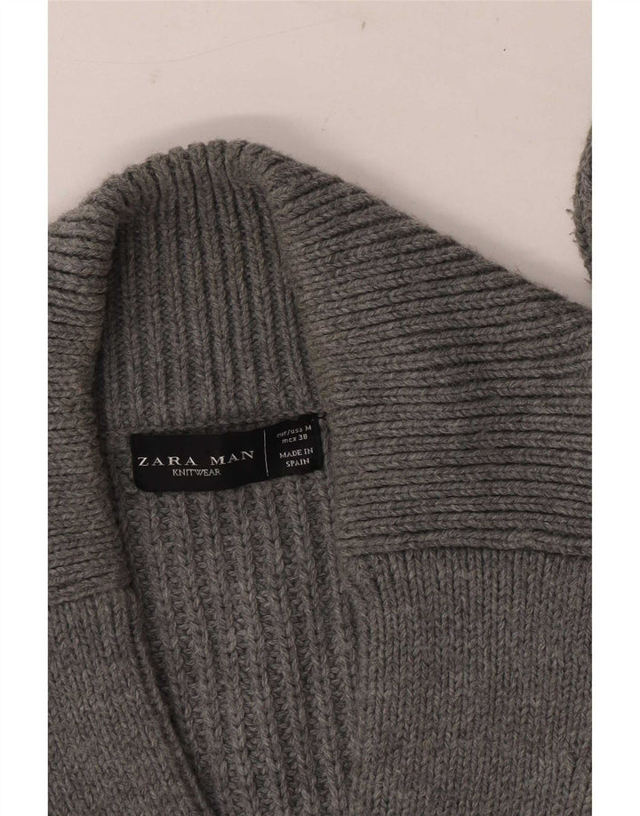 Męski sweter Zara, średnioszary