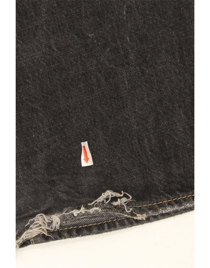 Męskie jeansy Bootcut HUGO BOSS W34 L32, czarne, bawełniane