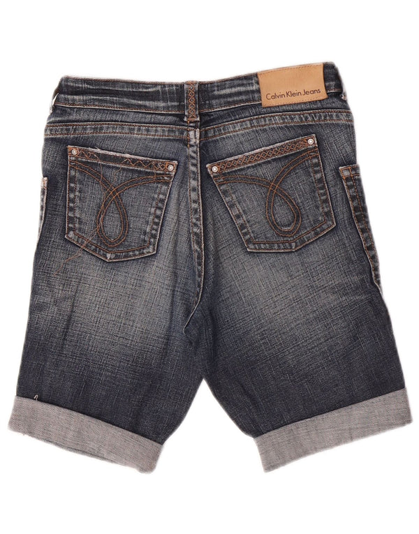 Damskie spodenki jeansowe Calvin Klein W26, małe, granatowe