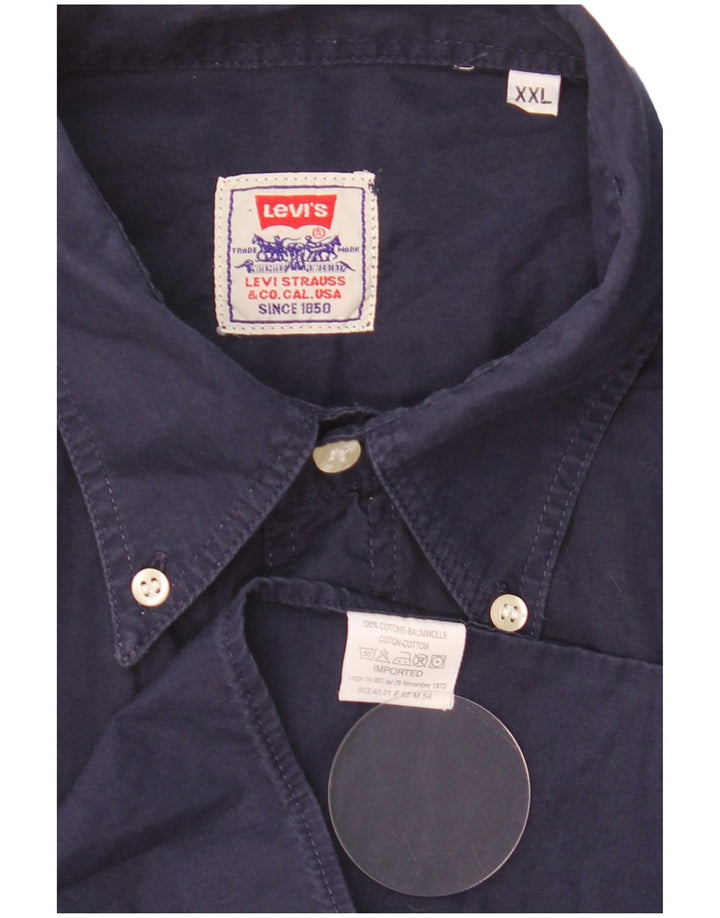 Koszula męska Levi's 2XL Granatowa, bawełniana