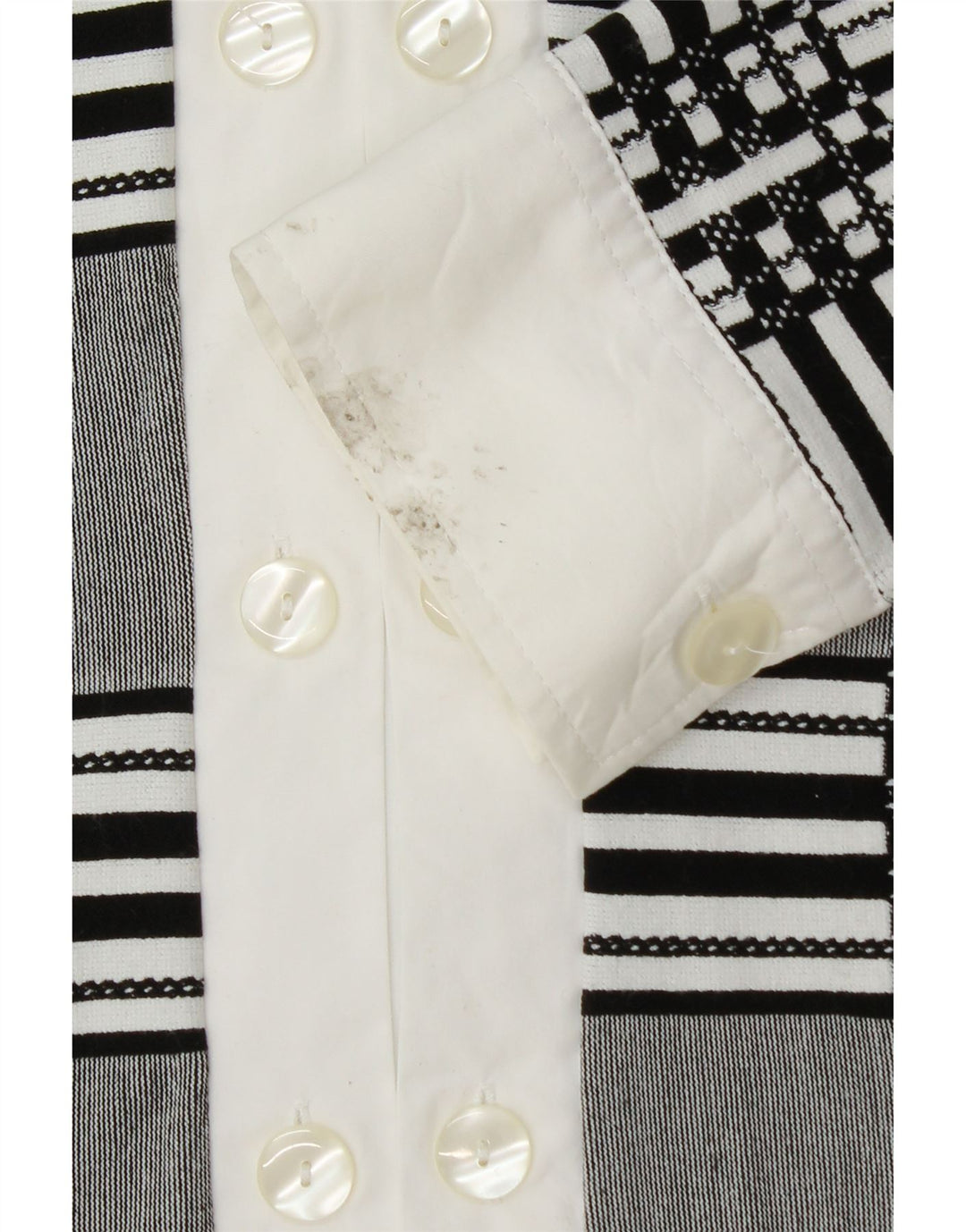 Damska bluzka koszulowa z podwójnymi piersiami NARACAMICIE UK 14 w średnią szarą kratkę