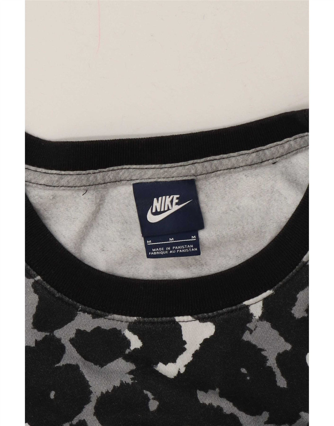 Damska bluza dresowa Nike UK 14, średni czarny nadruk zwierzęcy
