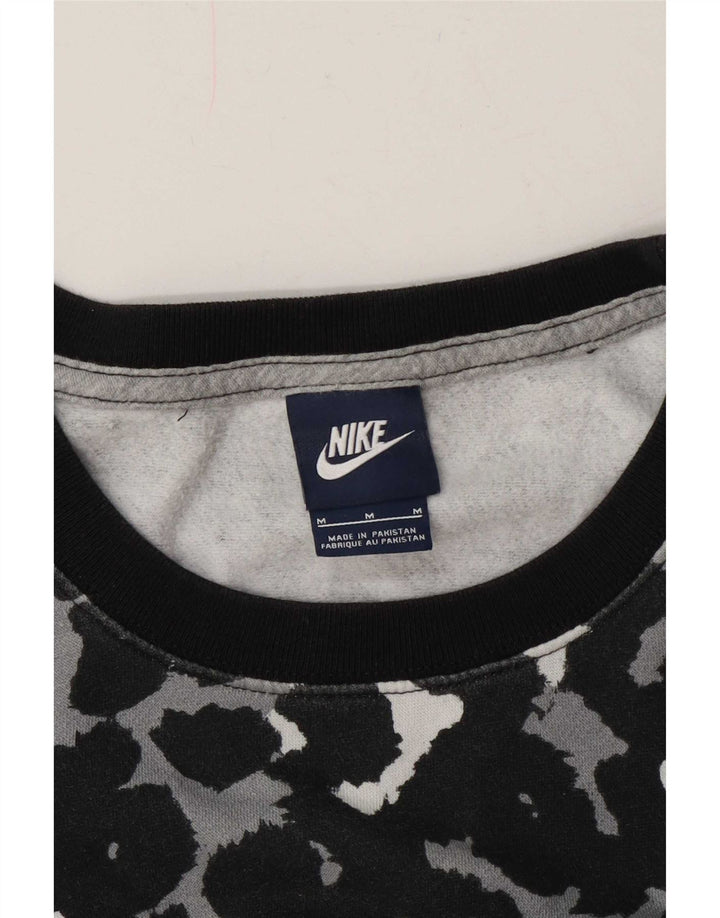 Damska bluza dresowa Nike UK 14, średni czarny nadruk zwierzęcy