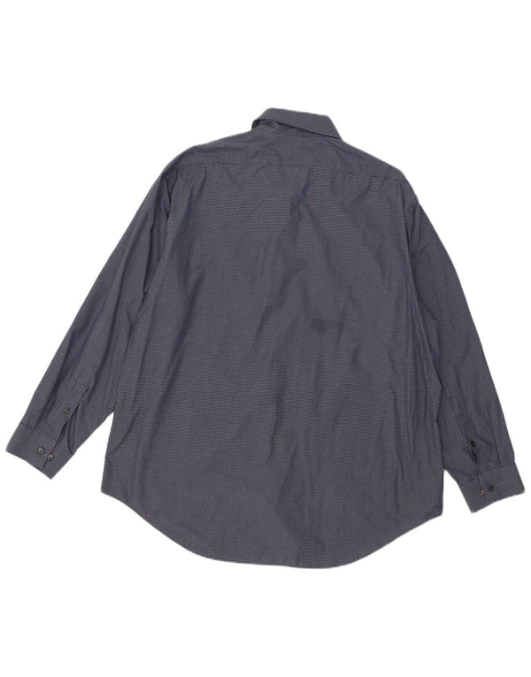 Koszula męska Calvin Klein Slim Fit, rozmiar 17 1/2 XL, granatowa, bawełniana kratka