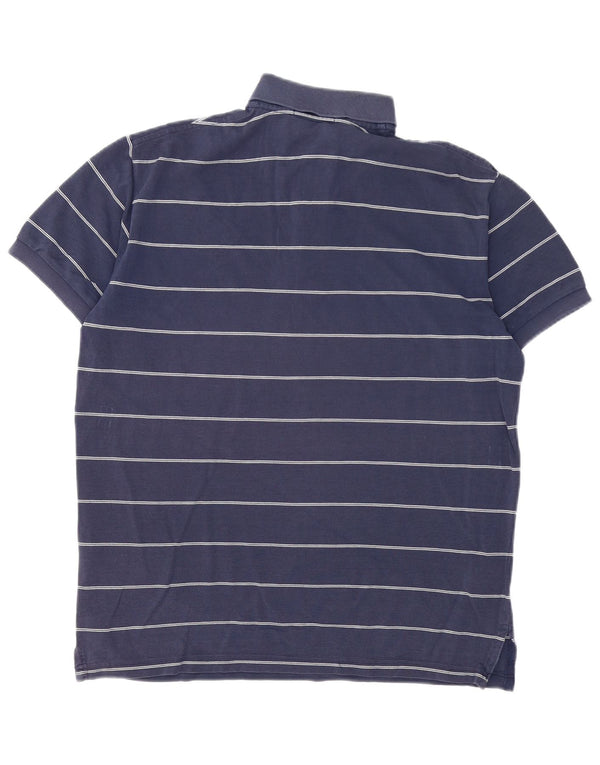 POLO RALPH LAUREN Męska koszulka polo w średnie granatowe paski