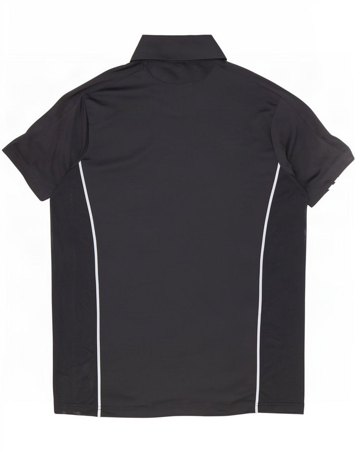 Męska koszulka polo Adidas Clima 365, duża, czarna, z poliestru