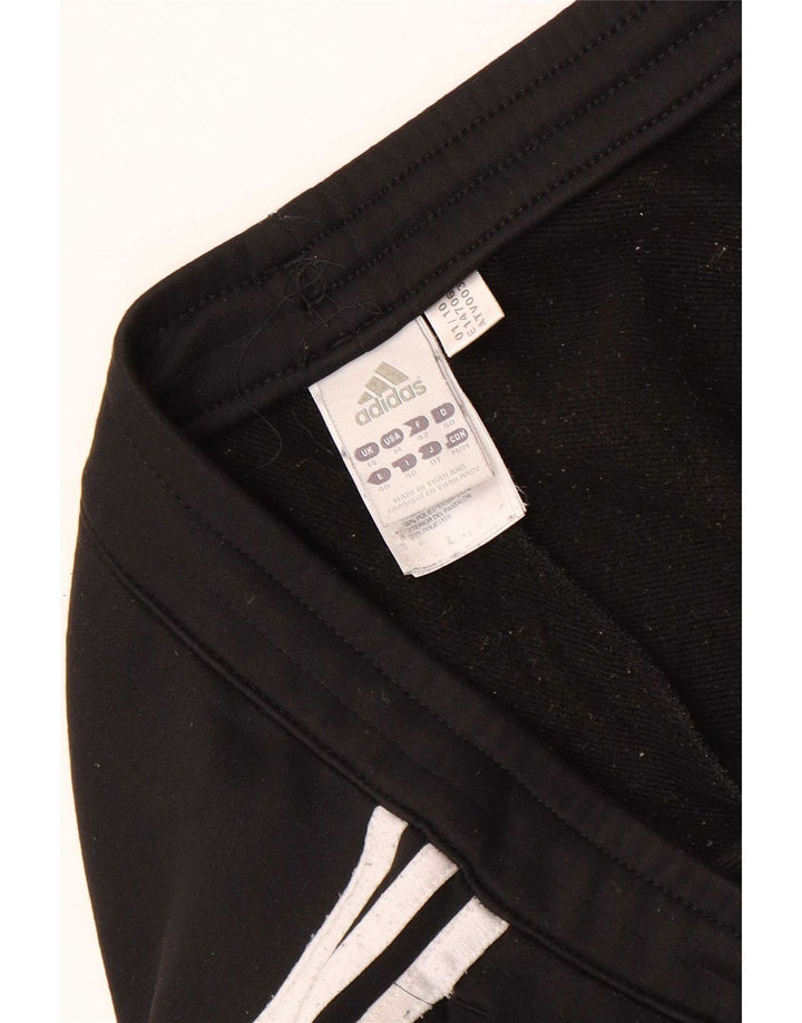 Damskie spodnie dresowe Adidas Joggers UK 14, duże, czarne, poliestrowe