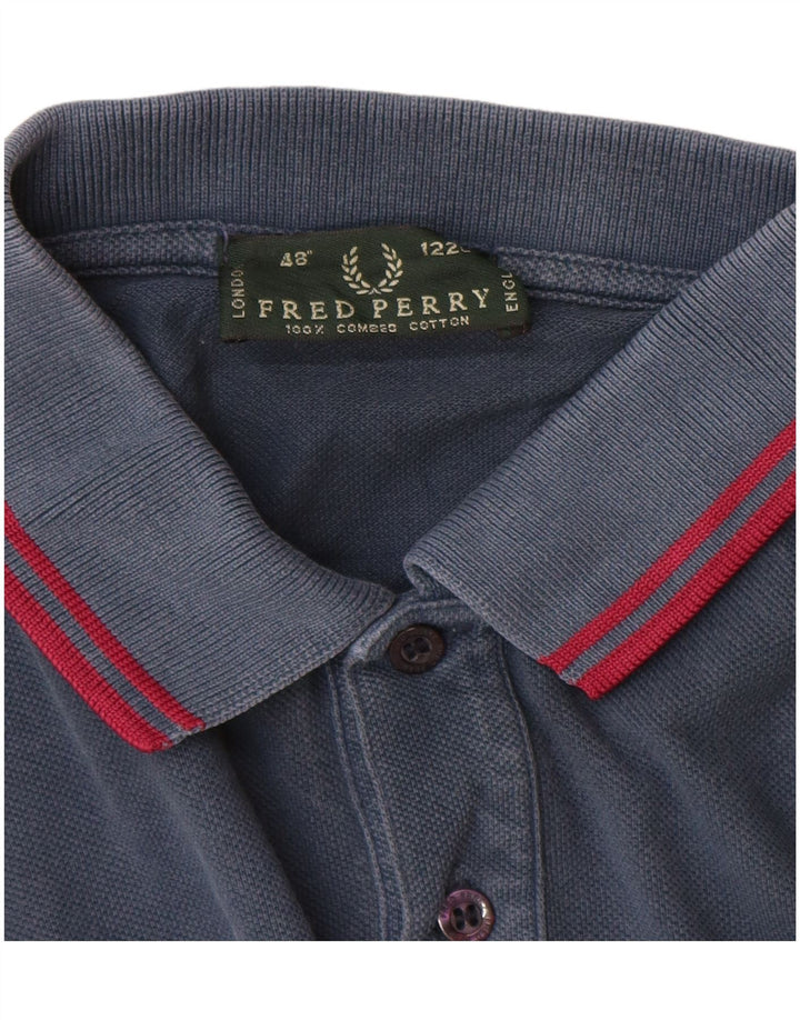 Męska koszulka polo Fred Perry, duża, granatowa, bawełniana