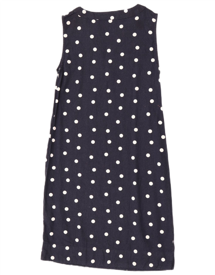 Marks & Spencer Damska sukienka typu shift UK 8, mała, granatowa w kropki