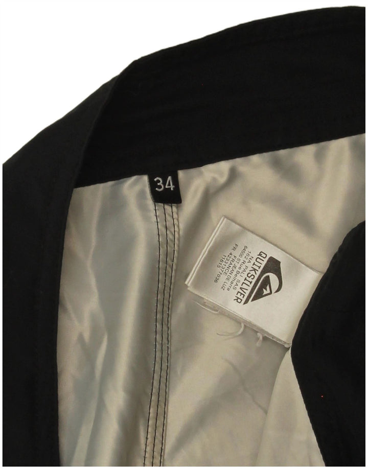 Męskie spodenki kąpielowe Quiksilver z grafiką, duże, czarne, poliestrowe