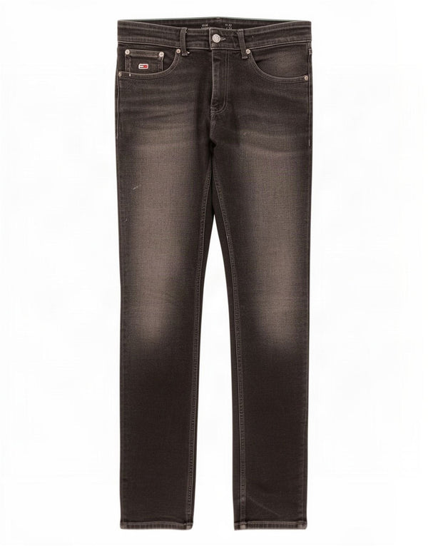Tommy Jeans Męskie Scanton Slim Jeans W32 L34 Czarna bawełna