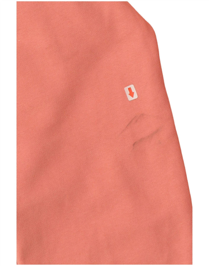 Męska bluza z grafiką The North Face, mała, różowa, bawełniana