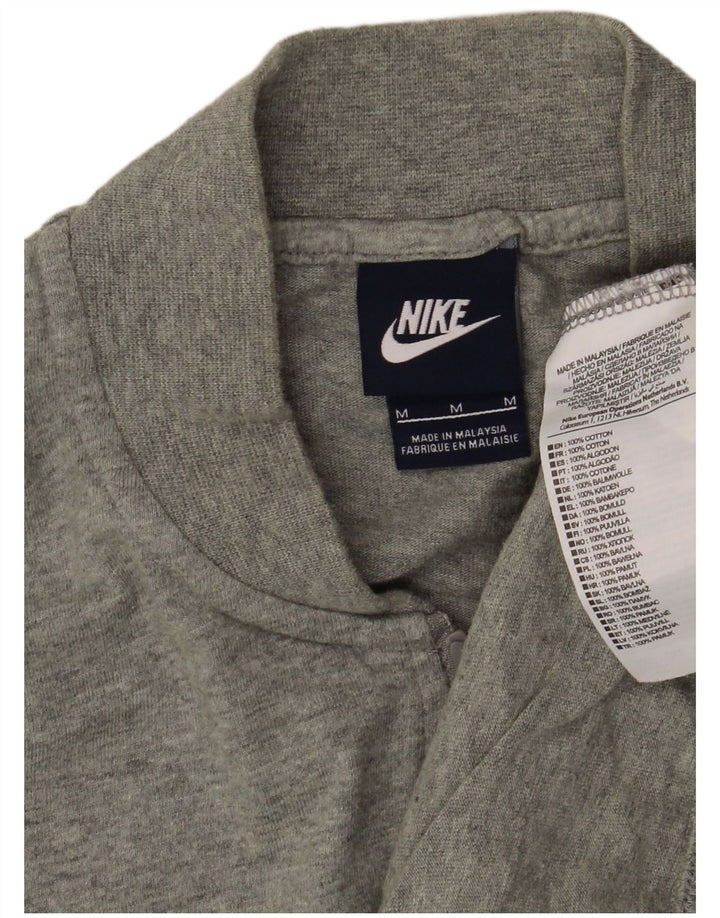 Męska bluza dresowa NIKE, średnia szara bawełna