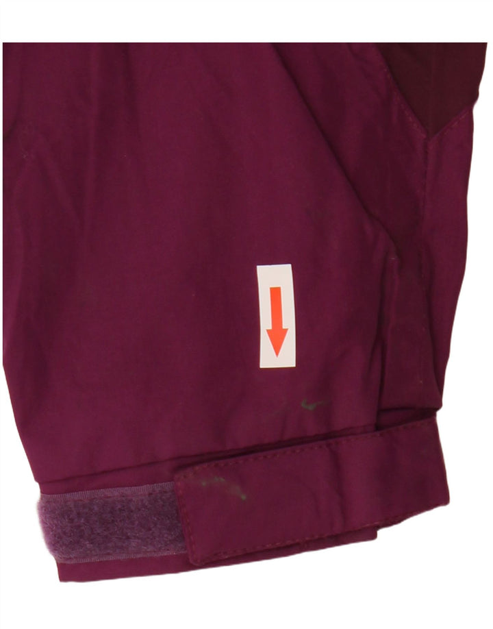 Damska kurtka przeciwdeszczowa Mountain Warehouse UK 16, duży, fioletowy nylon w bloki kolorów
