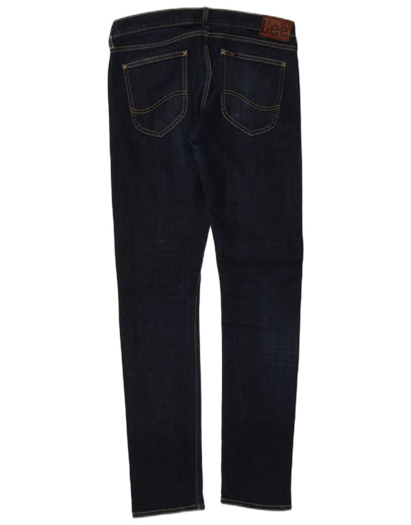 Lee Męskie Luke Slim Jeans W33 L34 Granatowa bawełna