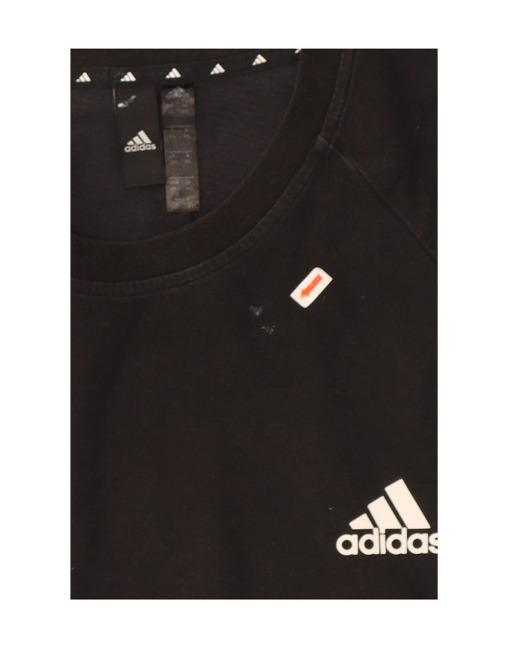 Adidas Męska koszulka Top 2XL Czarna bawełna