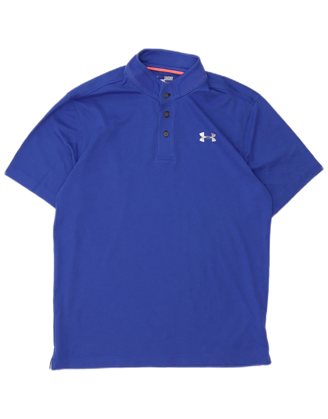 Męska koszulka polo UNDER ARMOUR Heat Gear, w kolorze średnioniebieskim, bawełniana
