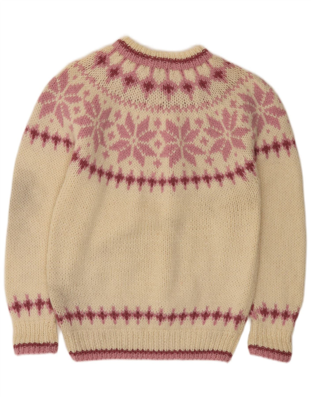 Damski sweter z golfem Eddie Bauer UK 10, mały, w kolorze złamanej bieli