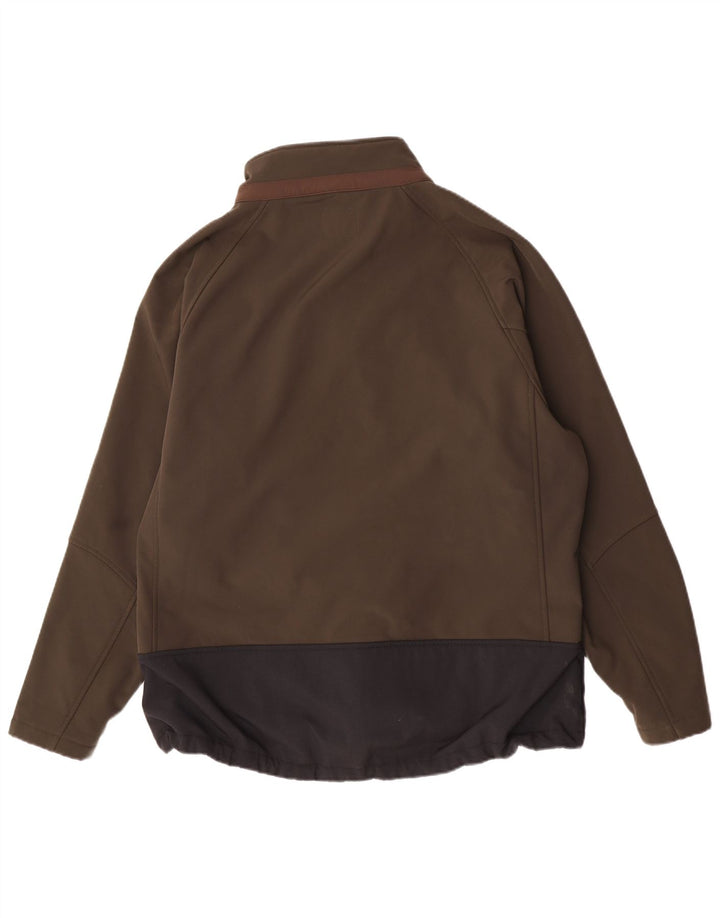 Męska kurtka wiatrówka Dickies UK 46 3XL Khaki, poliester z blokami kolorów