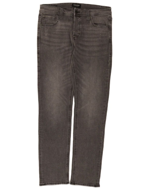 Męskie jeansy typu slim Jack & Jones W32 L32 Szara bawełna