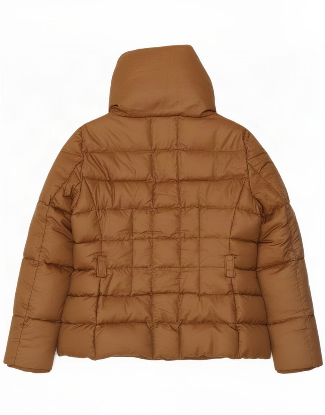Damska ocieplana kurtka Zara UK 18 XL, brązowy nylon