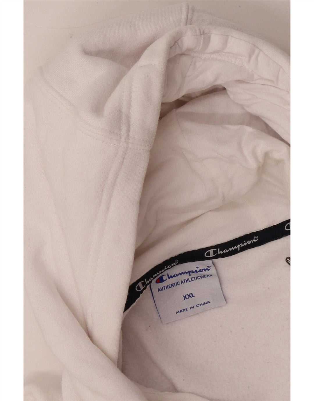 Męski sweter z kapturem Champion 2XL, biała bawełna