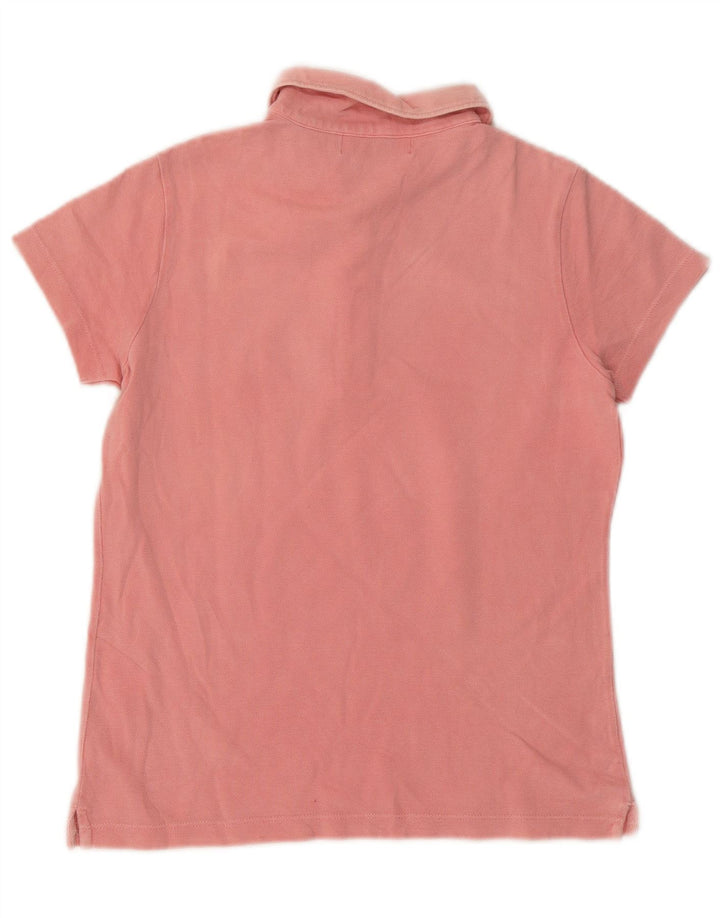 Damska koszulka polo SERGIO TACCHINI UK 12, średnia, różowa, bawełniana