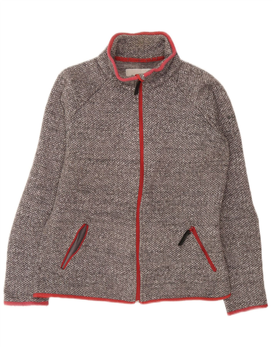 Damska kurtka dresowa Columbia UK 14, średni szary, nakrapiany poliester