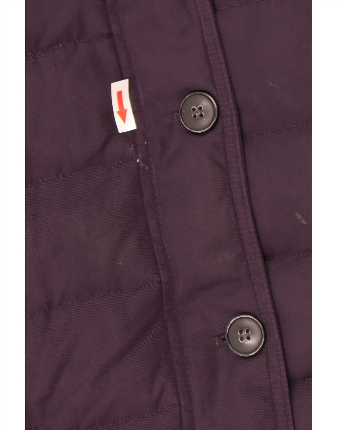 Crew Clothing Damska ocieplana kurtka z kapturem UK 10, mały, fioletowy poliester