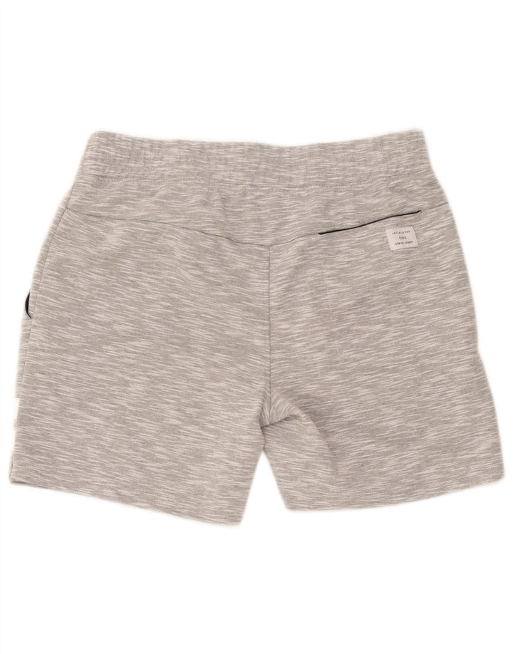 Męskie spodenki sportowe Jack & Jones, średnioszare, bawełniane w cętki