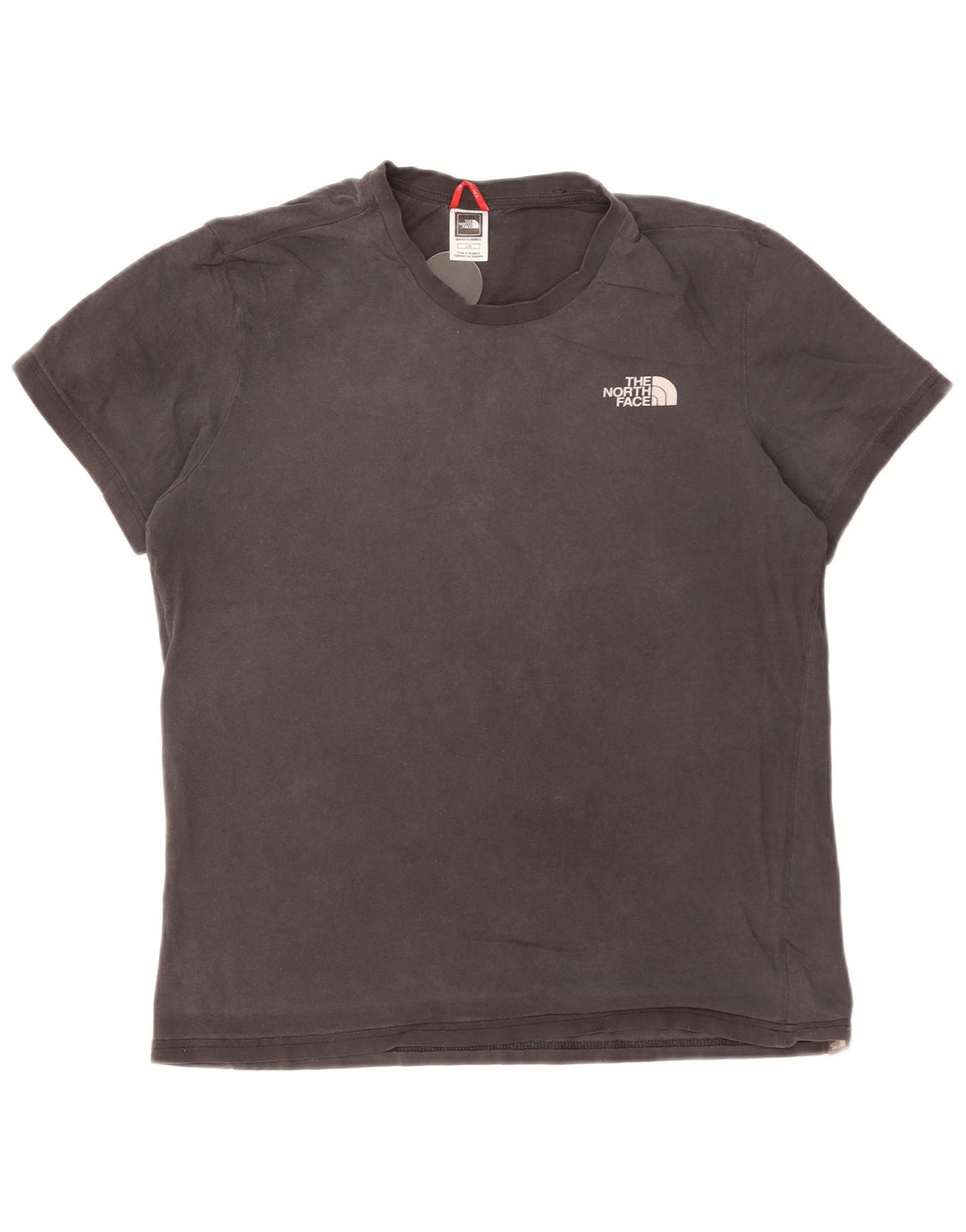 Męski T-shirt THE NORTH FACE, duży, szary, bawełniany