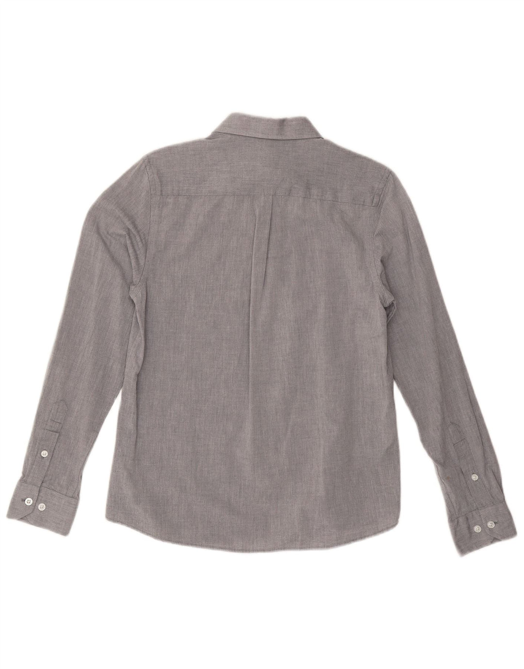 HARMONT & BLAINE Męska koszula slim fit, mała, szara, bawełniana