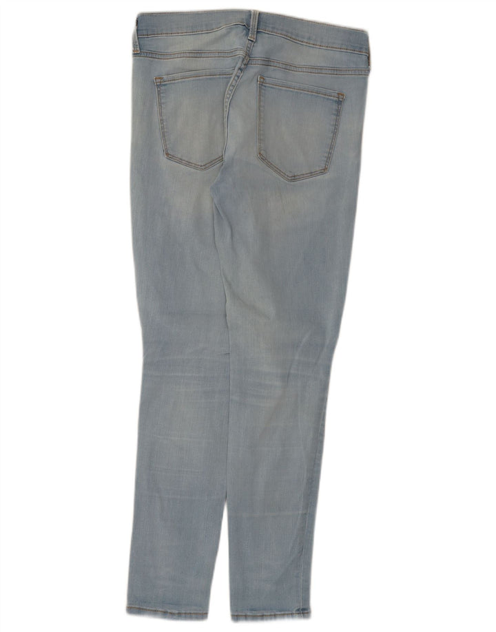 Damskie jeansy Gap Regular Skinny W28 L28 Niebieskie bawełniane